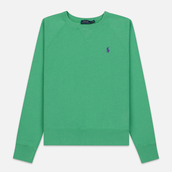 Женская толстовка Polo Ralph Lauren Embroidered Logo Seasonal Crew Neck Vineyard Green
