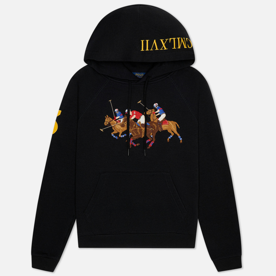 Женская толстовка Polo Ralph Lauren Polo Match Lightweight Seasonal Fleece Hoodie Black