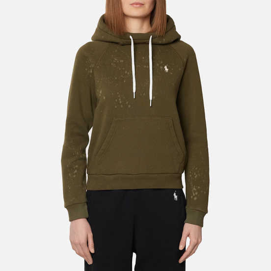Женская толстовка Polo Ralph Lauren Polo Pony Big Logo Hoodie Defender Green