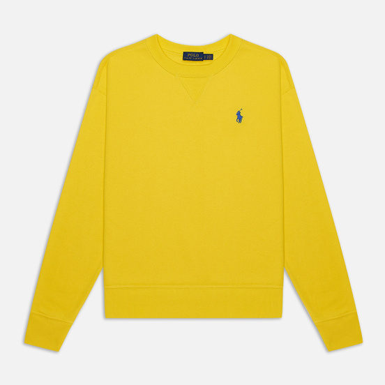 Женская толстовка Polo Ralph Lauren Polo Pony Mini Logo Featherweight Fleece Lemon Crush