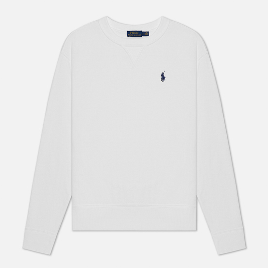 Женская толстовка Polo Ralph Lauren Polo Pony Mini Logo Featherweight Fleece White