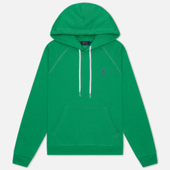 Женская толстовка Polo Ralph Lauren Polo Pony Mini Logo Hoodie Featherweight Fleece Tiller Green