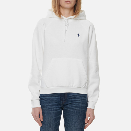 Женская толстовка Polo Ralph Lauren Polo Pony Mini Logo Hoodie White