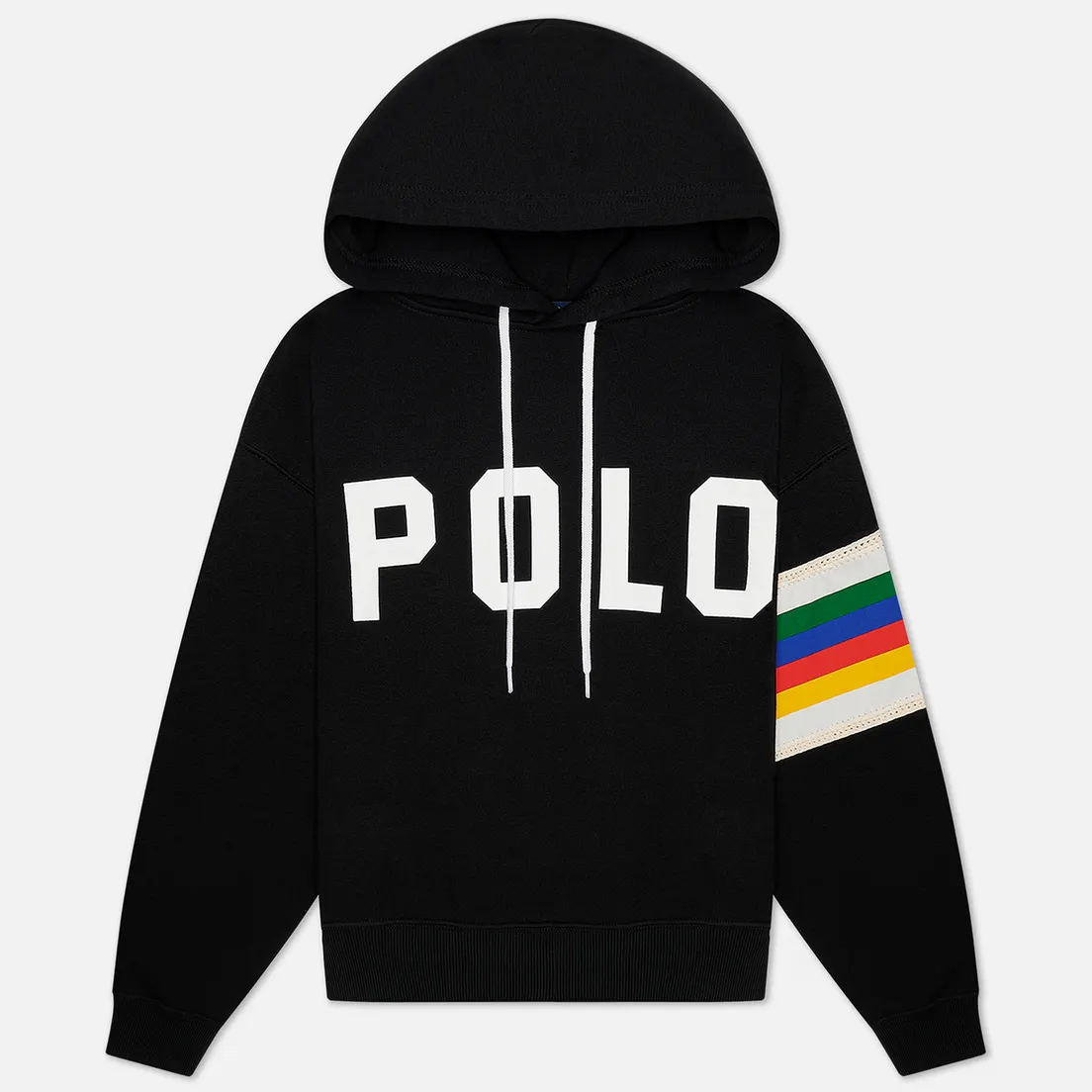 Polo Ralph Lauren Женская толстовка Rainbow Trim Lightweight Seasonal Fleece Hoodie