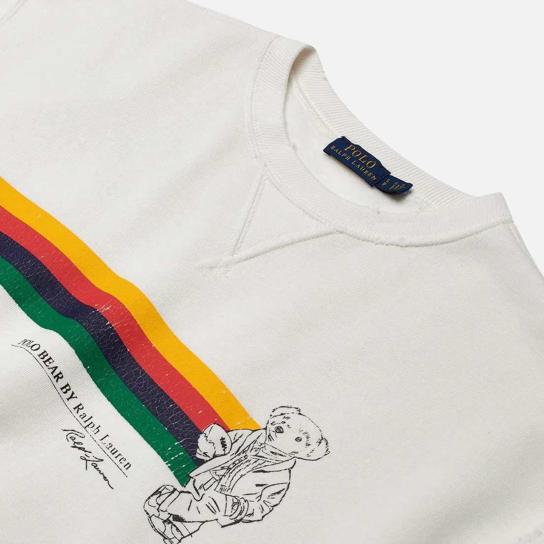 Polo Ralph Lauren Женская толстовка Stripe Bear Lightweight Seasonal Fleece