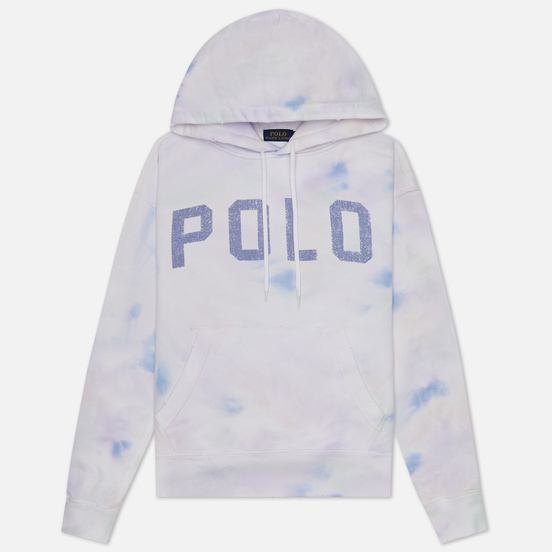 Женская толстовка Polo Ralph Lauren Tie-Dye Fleece Hoodie Pastel Paintsplatter