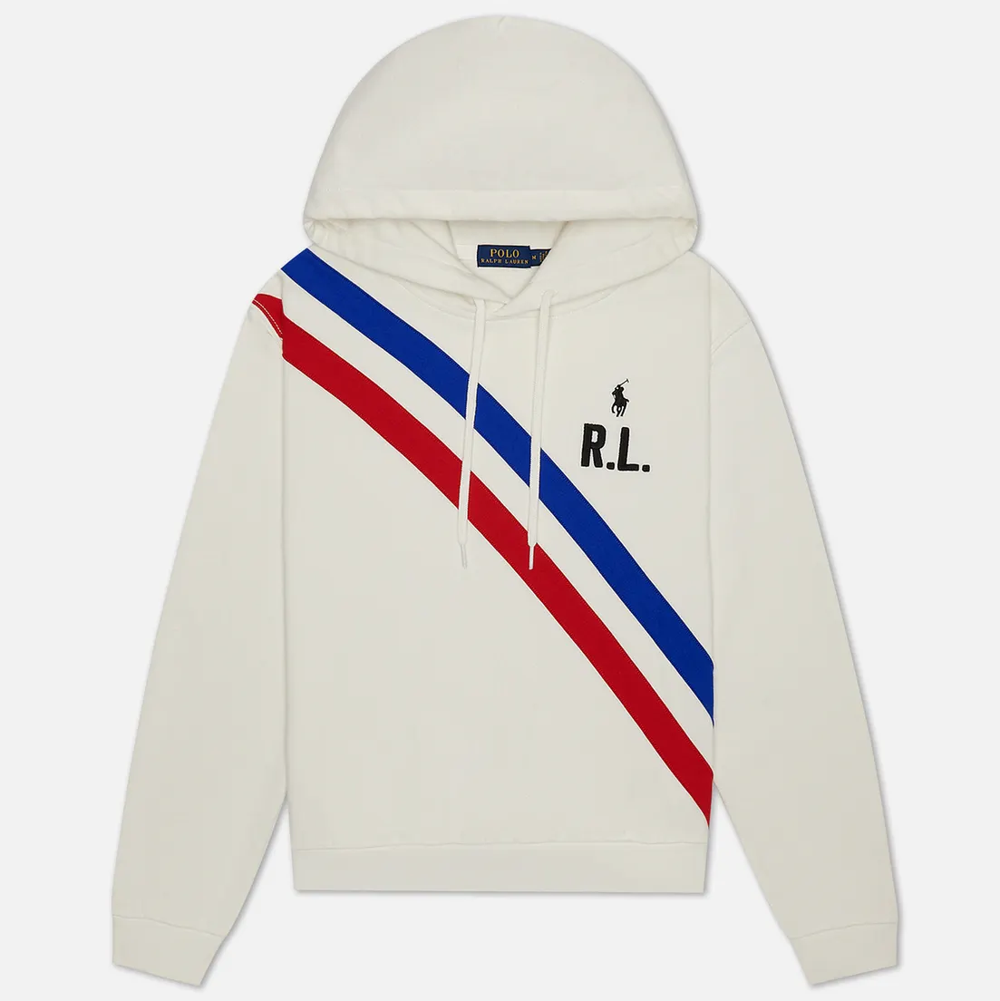 Polo Ralph Lauren Женская толстовка Two Stripe R.L. Hoodie Featherweight Fleece