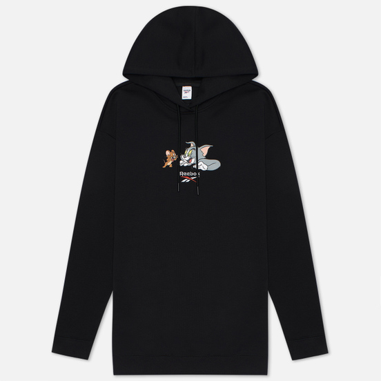 Женская толстовка Reebok x Tom & Jerry Oversize Long Hoodie Black