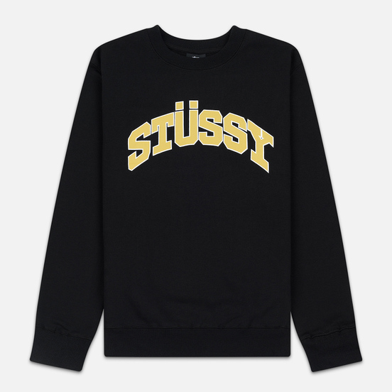 Женская толстовка Stussy Arch Crew Black