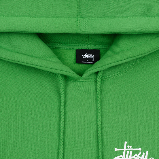 Женская толстовка Stussy Basic Logo Hoodie Kelly
