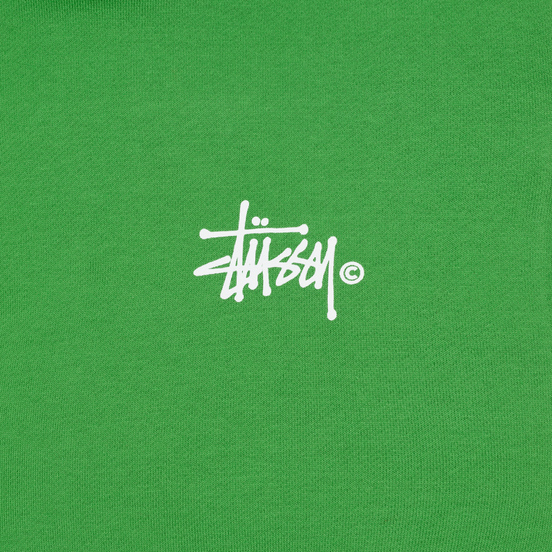 Женская толстовка Stussy Basic Logo Hoodie Kelly