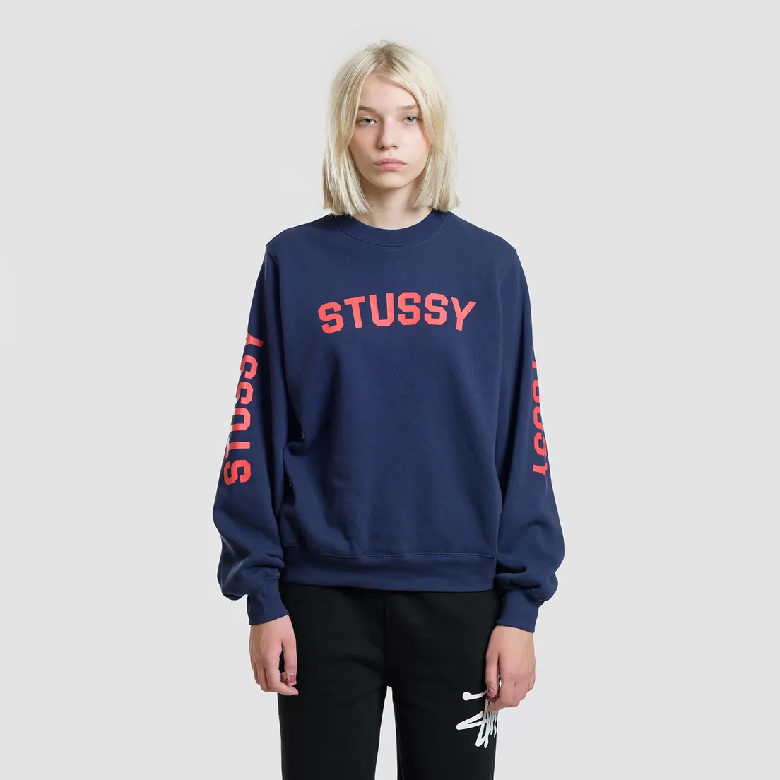 Stussy Женская толстовка Repeat Crew Fleece