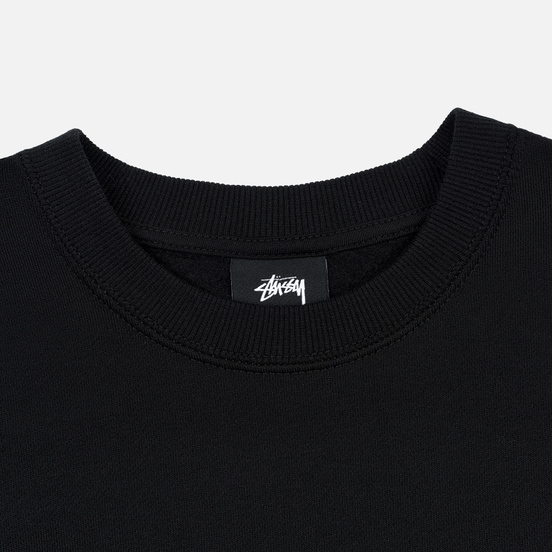 Женская толстовка Stussy Stock Crew Black/Green