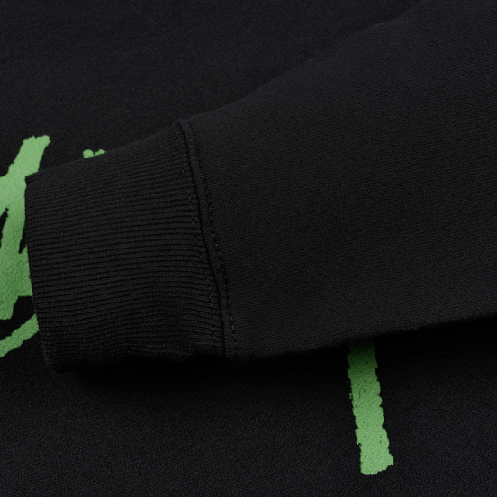 Женская толстовка Stussy Stock Crew Black/Green