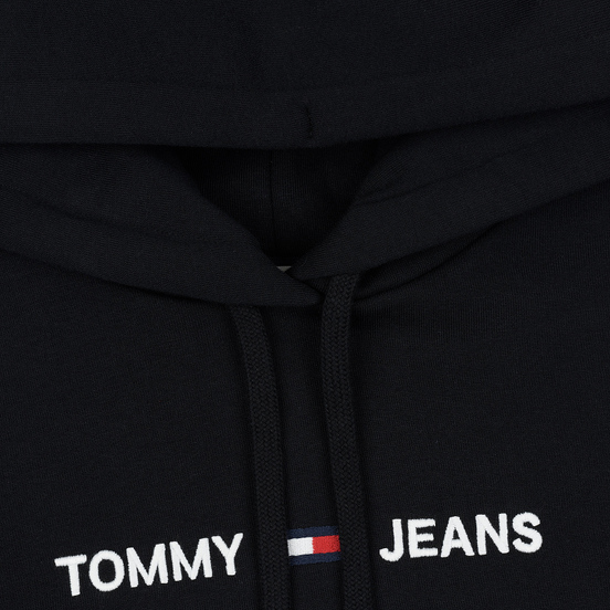 Женская толстовка Tommy Jeans Clean Linear Logo Hoodie Black