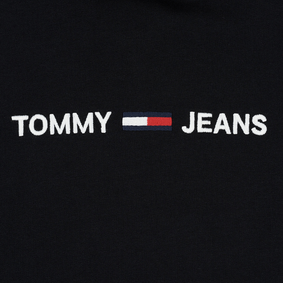 Женская толстовка Tommy Jeans Clean Linear Logo Hoodie Black