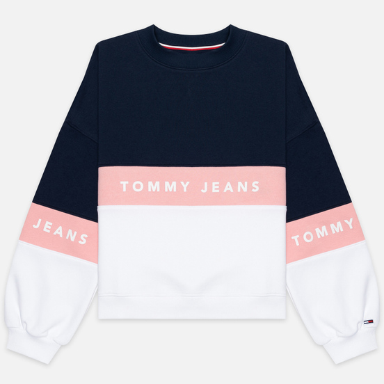 Tommy jeans colourblock crew sweater sale