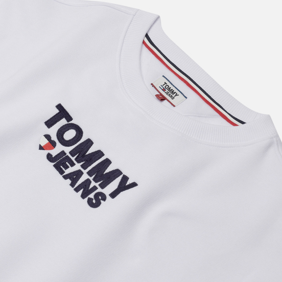 Женская толстовка Tommy Jeans Corp Heart Classic White