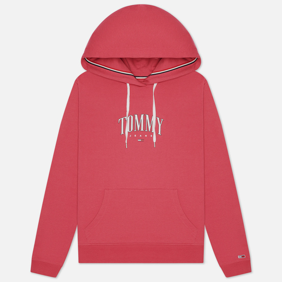 Женская толстовка Tommy Jeans Essential Logo Hoodie Blush Red