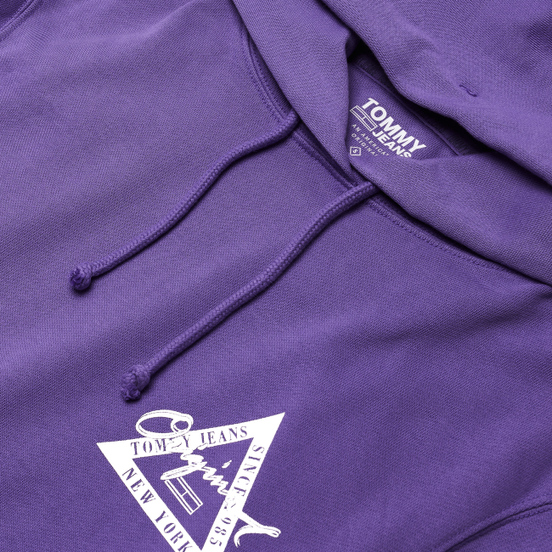 Женская толстовка Tommy Jeans Garment Dyed Logo Hoodie Hyacinth