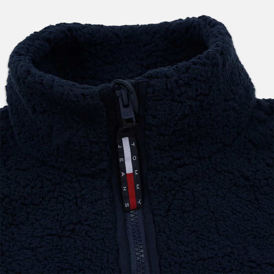Женская толстовка Tommy Jeans Heritage Sherpa Fleece Navy Blazer/Multi