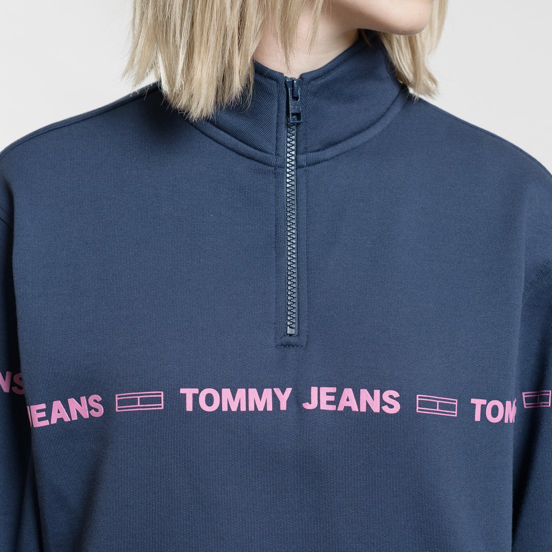 Tommy Jeans Женская толстовка Mock Neck Zip