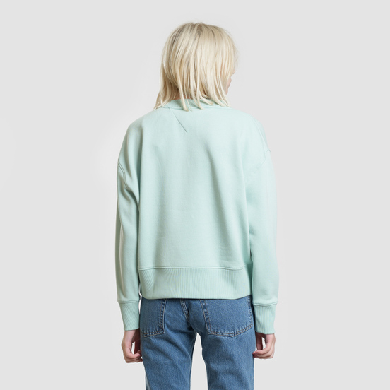 Женская толстовка Tommy Jeans Multicolor Embroidery Crew 1985 Canal Blue