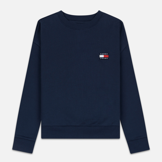 Женская толстовка Tommy Jeans Tommy Badge Crew Black Iris