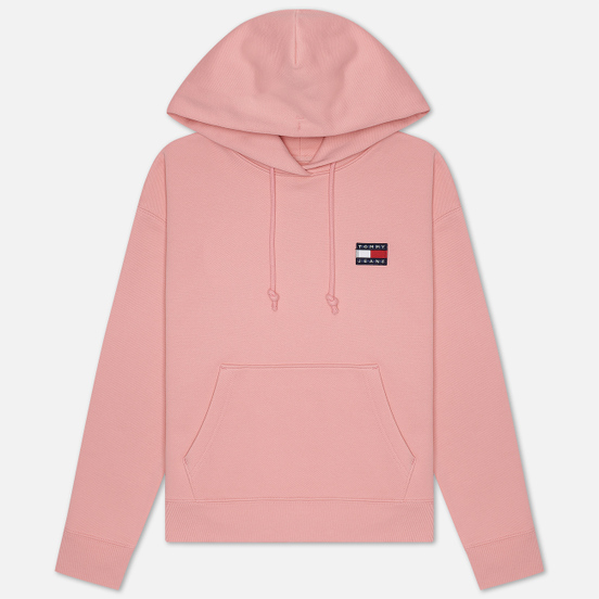 Женская толстовка Tommy Jeans Tommy Badge Hoodie Pink Icing