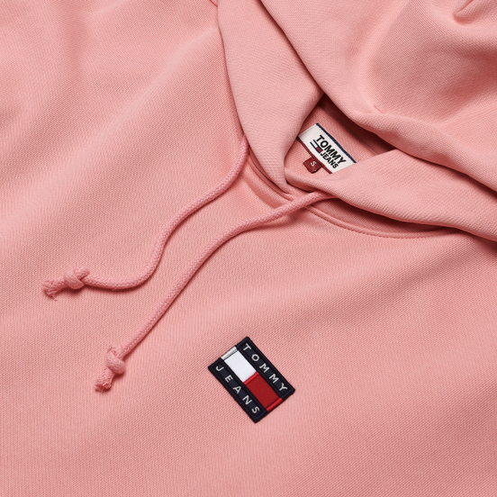 Женская толстовка Tommy Jeans Tommy Badge Hoodie Pink Icing