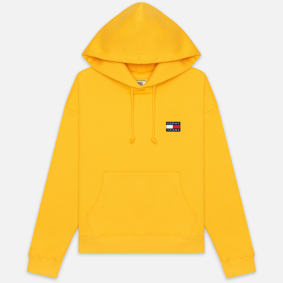 Женская толстовка Tommy Jeans Tommy Badge Hoodie Spectra Yellow