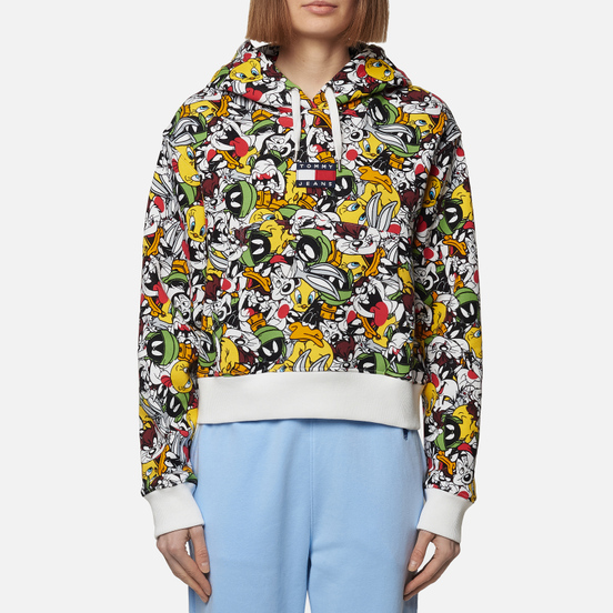 Женская толстовка Tommy Jeans x Looney Tunes Hoodie All Over Print