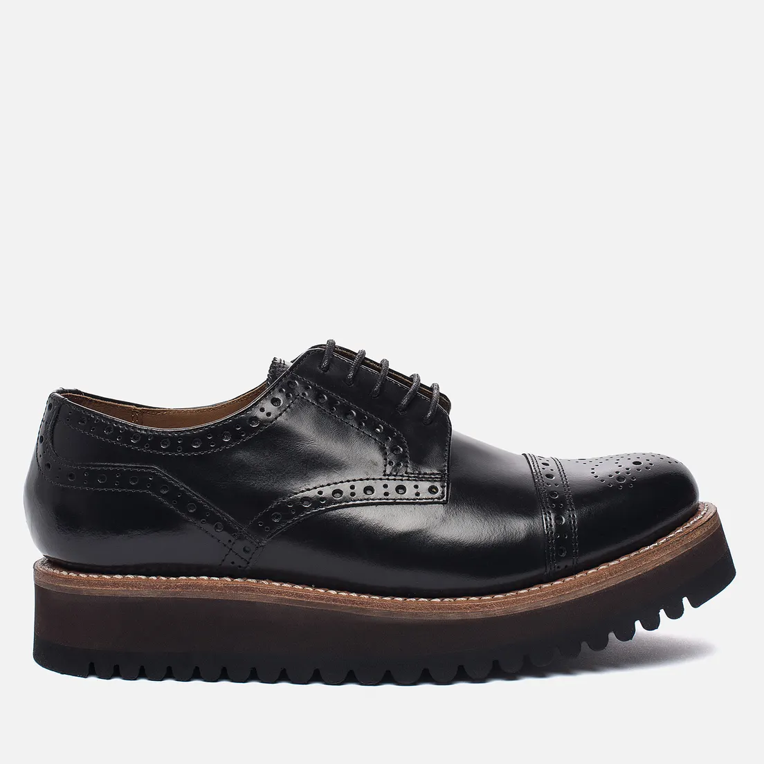 Grenson Женские ботинки броги Lucy Brogue Sole Wedge