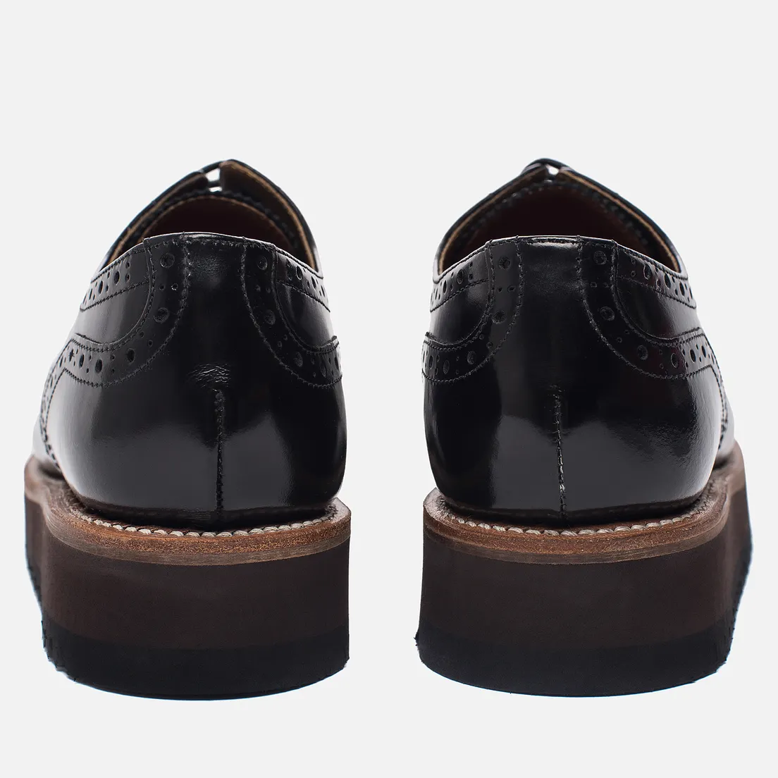 Grenson Женские ботинки броги Lucy Brogue Sole Wedge