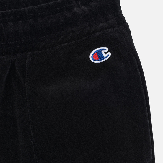Женские брюки Champion Reverse Weave Heavy Velour Rib Cuff Black