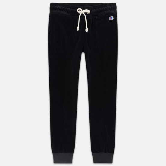 Женские брюки Champion Reverse Weave Heavy Velour Rib Cuff Black