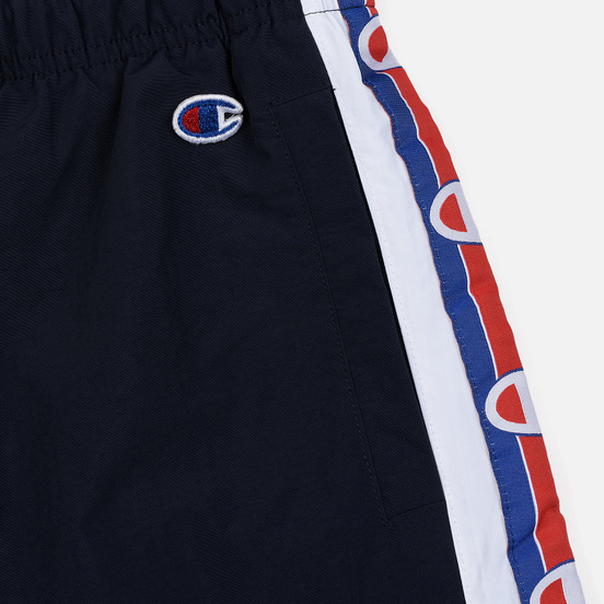 Женские брюки Champion Reverse Weave Logo Tape Elastic Cuff Navy/White