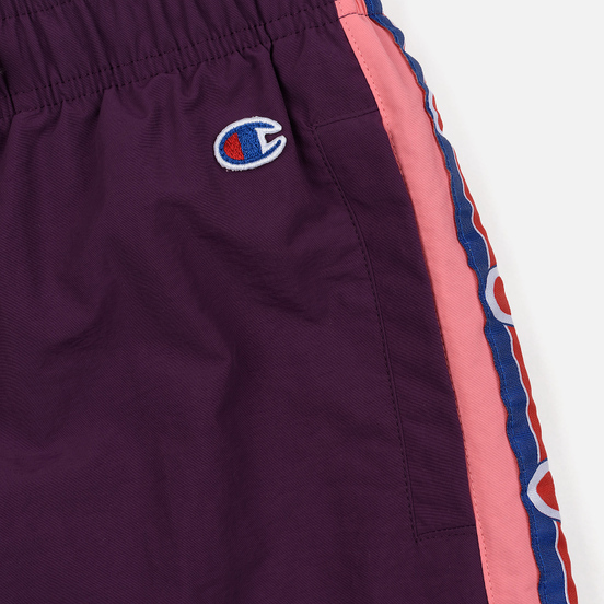 Женские брюки Champion Reverse Weave Logo Tape Elastic Cuff Violet/Pink