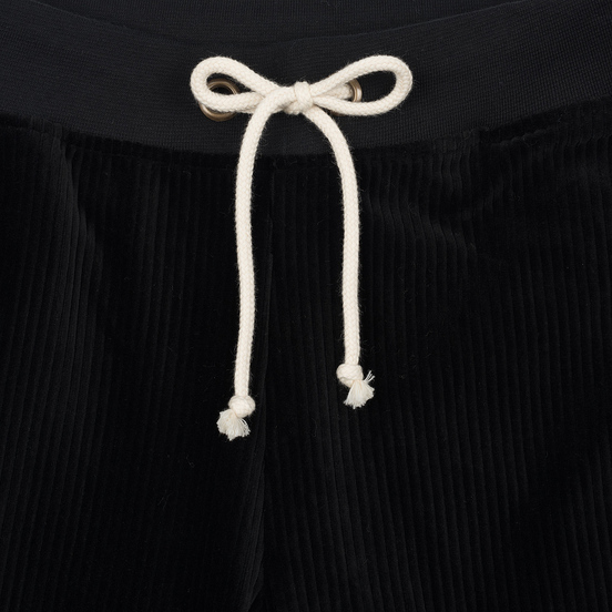 Женские брюки Champion Reverse Weave Logo Tape Rib Cuff Black