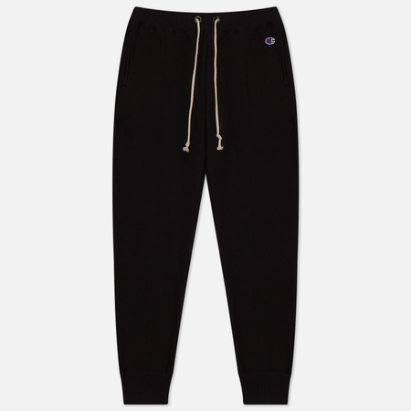 Женские брюки Champion Reverse Weave Rib Cuff Stretch Reverse Weave Terry, цвет чёрный, размер XS