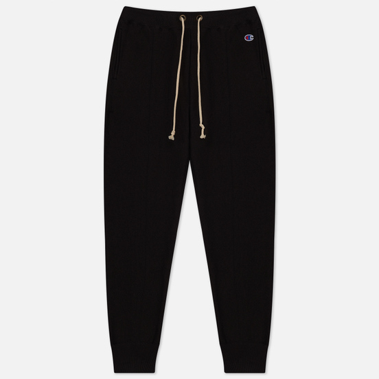 Женские брюки Champion Reverse Weave Rib Cuff Stretch Reverse Weave Terry Black