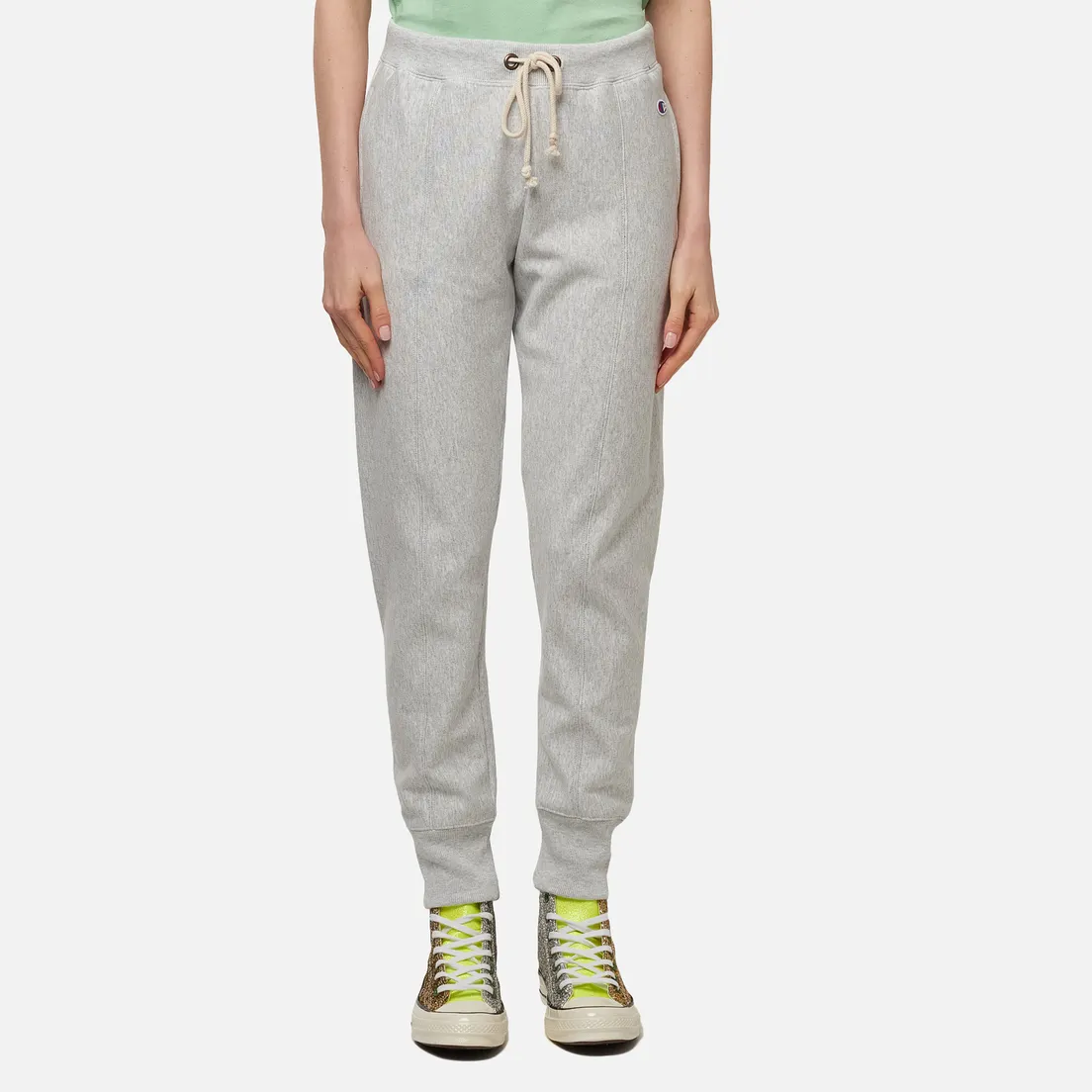 Champion Reverse Weave Женские брюки Rib Cuff Stretch Reverse Weave Terry