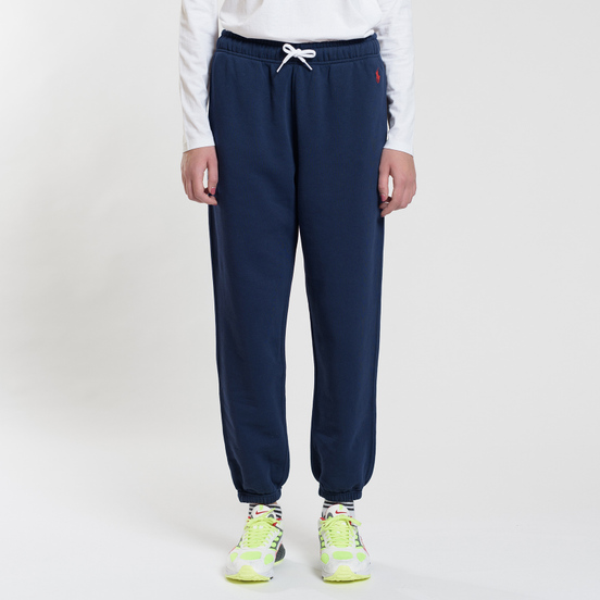 Женские брюки Polo Ralph Lauren Fleece Relaxed Fit Cruise Navy