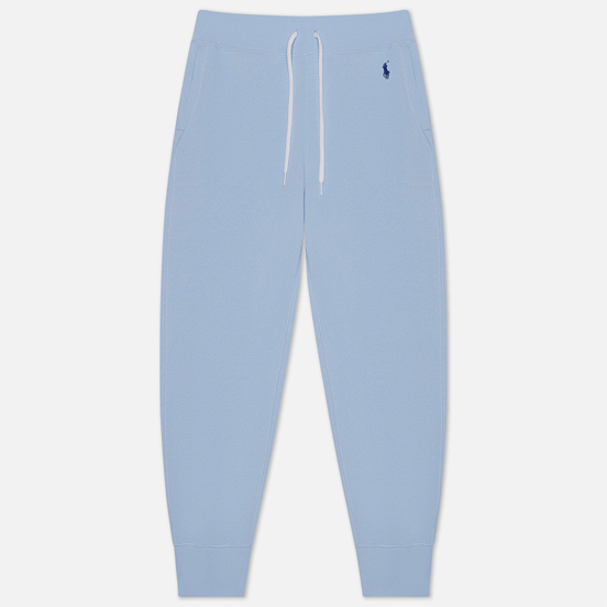 Женские брюки Polo Ralph Lauren Polo Pony Mini Logo Ankle Featherweight Fleece Elite Blue