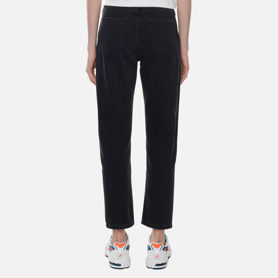 Женские джинсы Carhartt WIP W' Page Carrot Ankle Slim 10.5 Oz Black 90s Wash