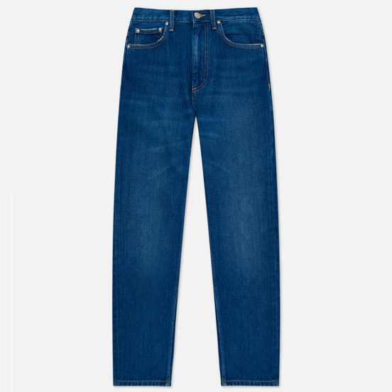 Женские джинсы Carhartt WIP W' Page Carrot Ankle Slim 13 Oz Blue Dark Stone Washed
