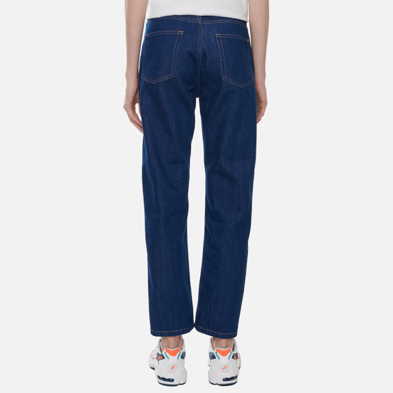Женские джинсы Carhartt WIP W' Page Carrot Ankle Slim 13 Oz Blue Rinsed
