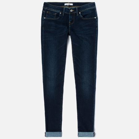 Женские джинсы Edwin EW-90 Super Skinny Compact Blue Powerstretch 11 Oz Dark Kick Used