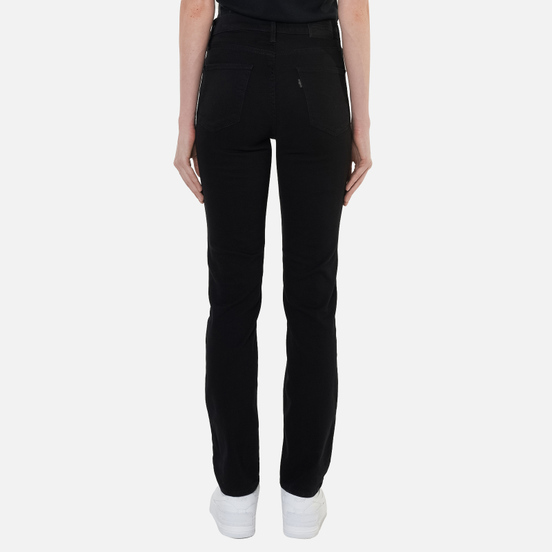 Женские джинсы Levi's 724 High Rise Straight Black Sheep