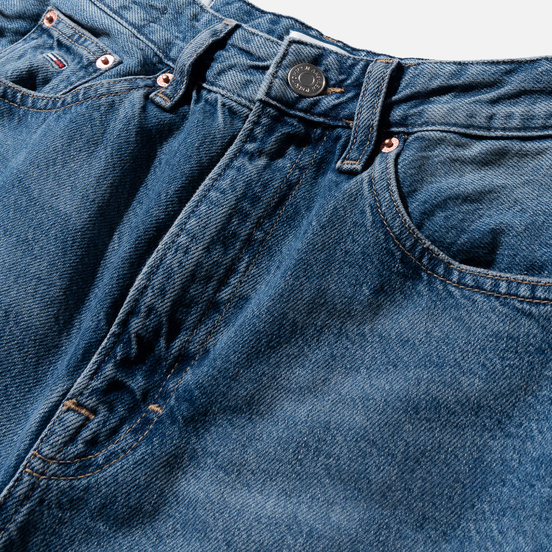 Женские джинсы Tommy Jeans High Rise Tapered Mom Sunday Mid Blue Rig